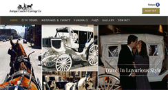 Desktop Screenshot of antiquecoach-carriage.com